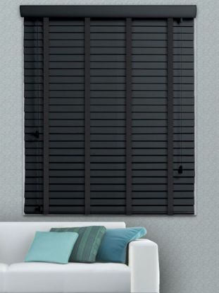 50 mm Ahşap Jaluzi Perde Kurdelalı (SAJK5005) resmi